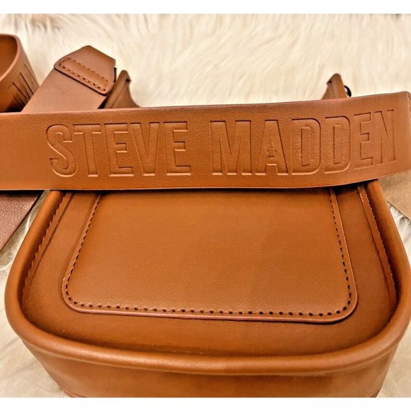 NWT STEVE MADDEN BNINNY CROSSBODY HAND BAG TAN BROWN COGNAC TIKTOK VIRAL TRENDY - Picture 5 of 10